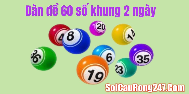 Dàn đề 60 số khung 2 ngày