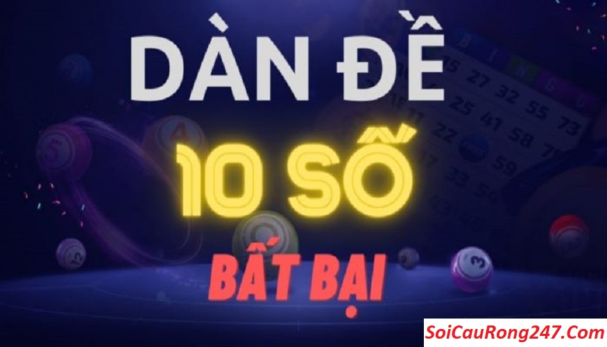 Dàn đề 10 số khung 5 ngày