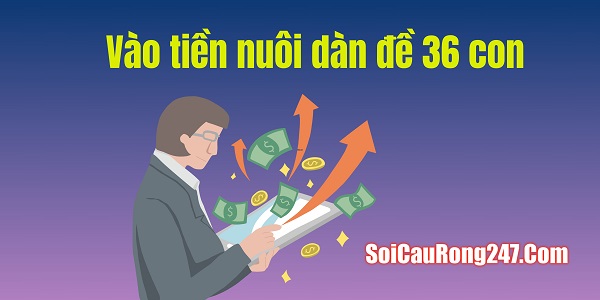 Vào tiền nuôi dàn đề 36 con