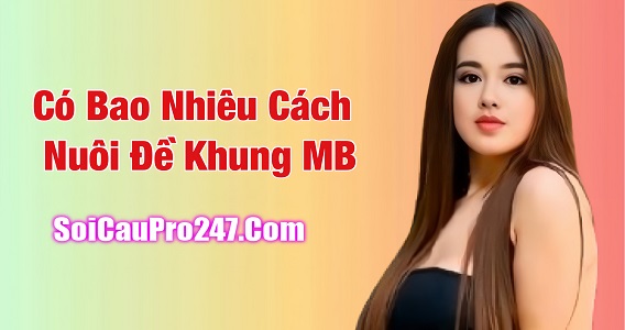 Có bao nhiêu cách nuôi đề khung Miền Bắc